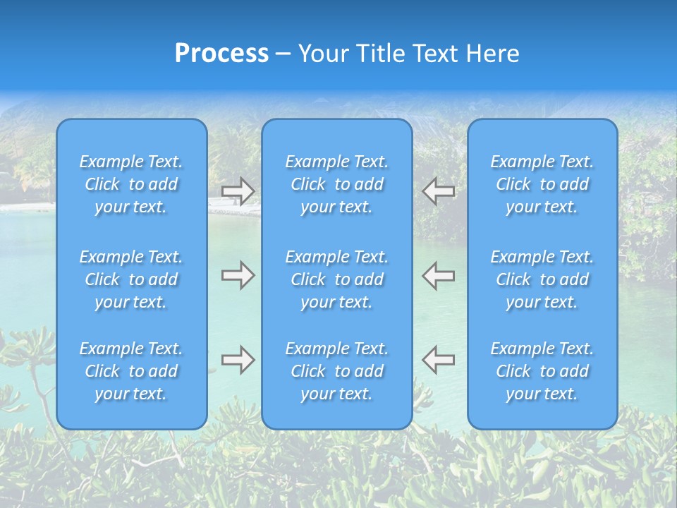 Relaxation Island Bungalow PowerPoint Template