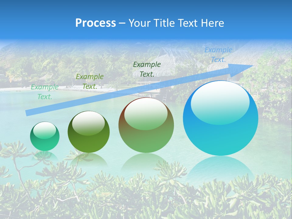 Relaxation Island Bungalow PowerPoint Template