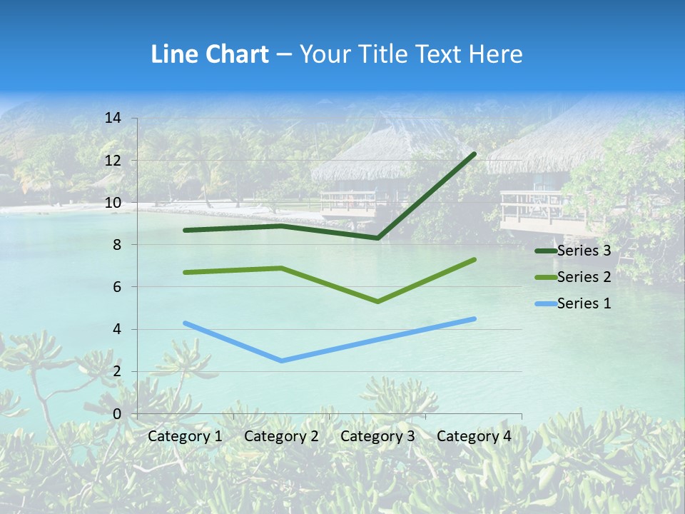 Relaxation Island Bungalow PowerPoint Template