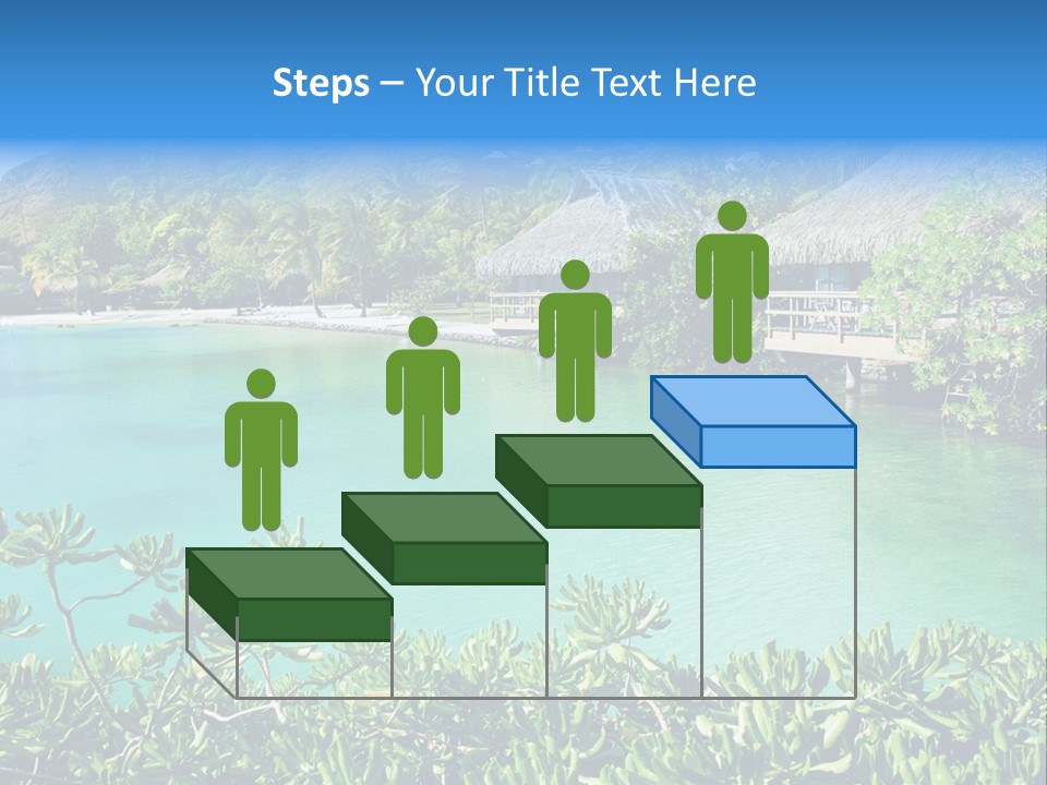 Relaxation Island Bungalow PowerPoint Template