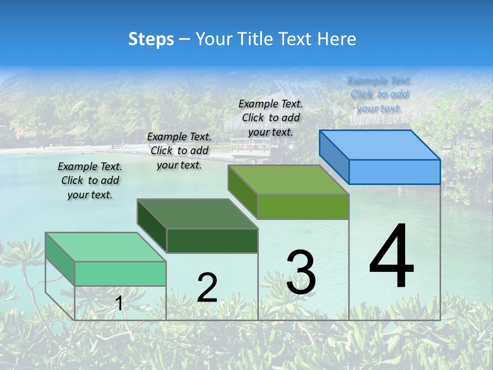 Relaxation Island Bungalow PowerPoint Template