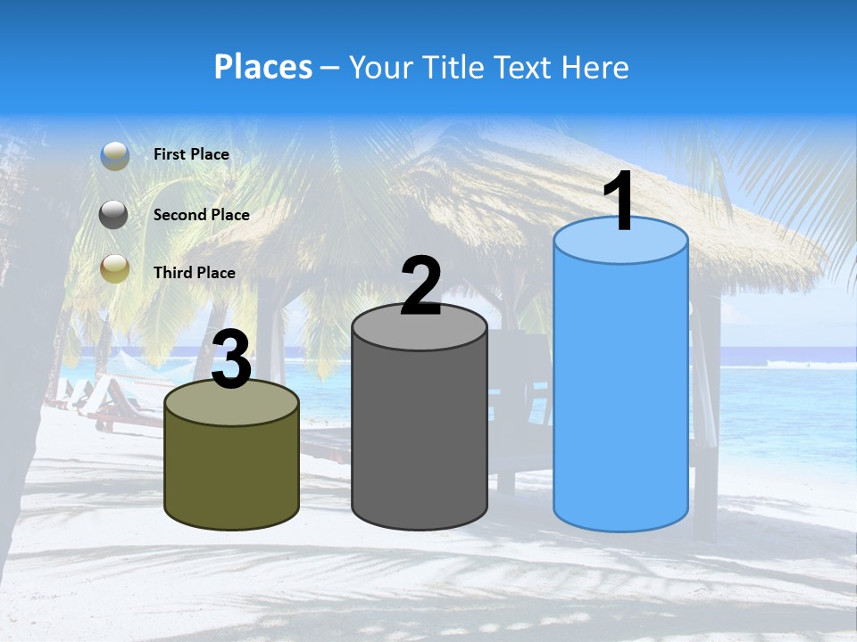 Chair Outdoor Palmtree PowerPoint Template