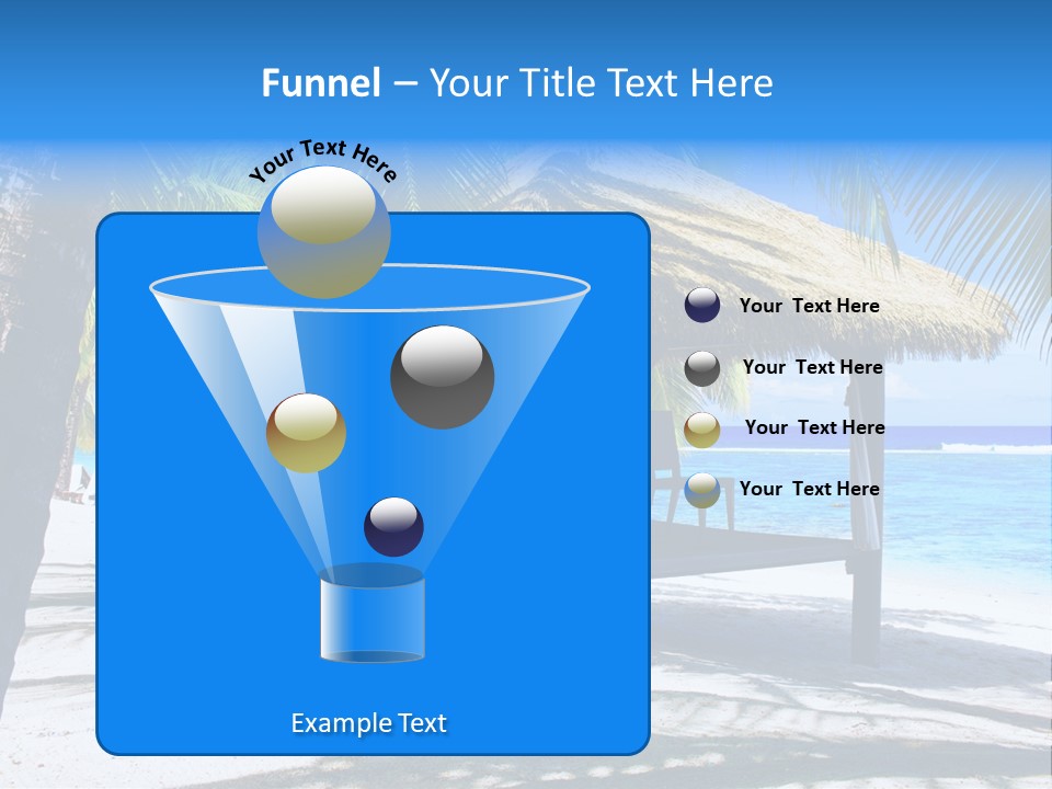 Chair Outdoor Palmtree PowerPoint Template