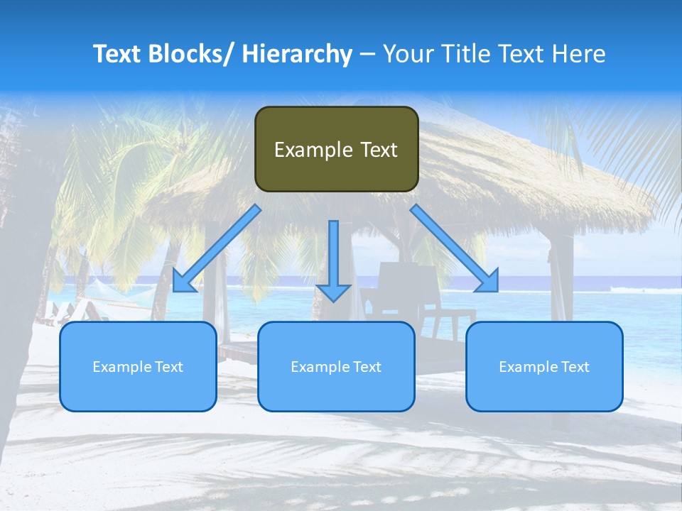 Chair Outdoor Palmtree PowerPoint Template