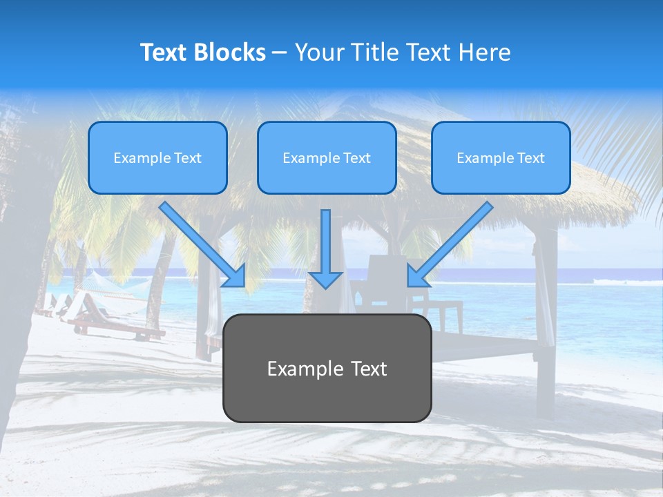 Chair Outdoor Palmtree PowerPoint Template