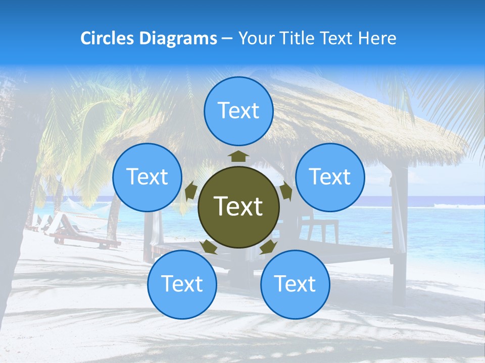 Chair Outdoor Palmtree PowerPoint Template