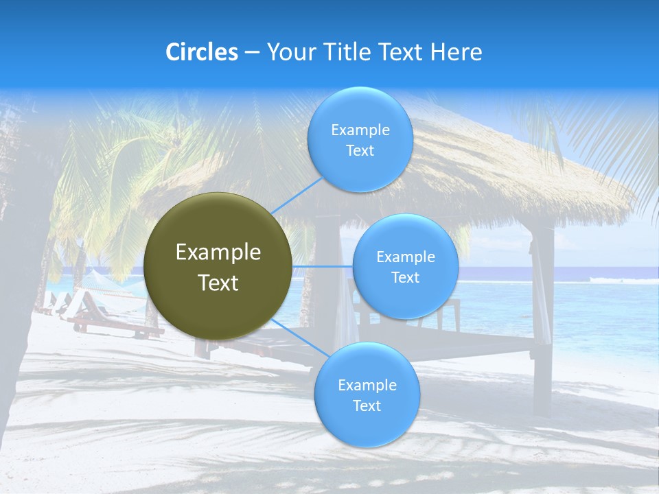 Chair Outdoor Palmtree PowerPoint Template