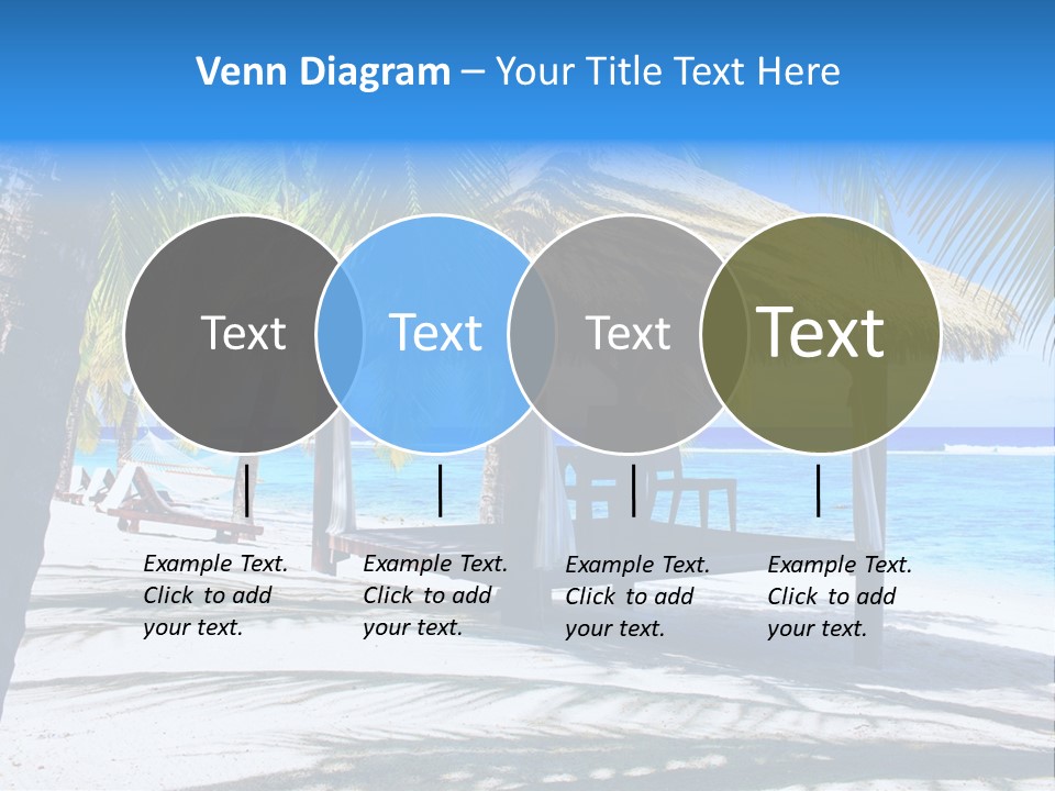 Chair Outdoor Palmtree PowerPoint Template