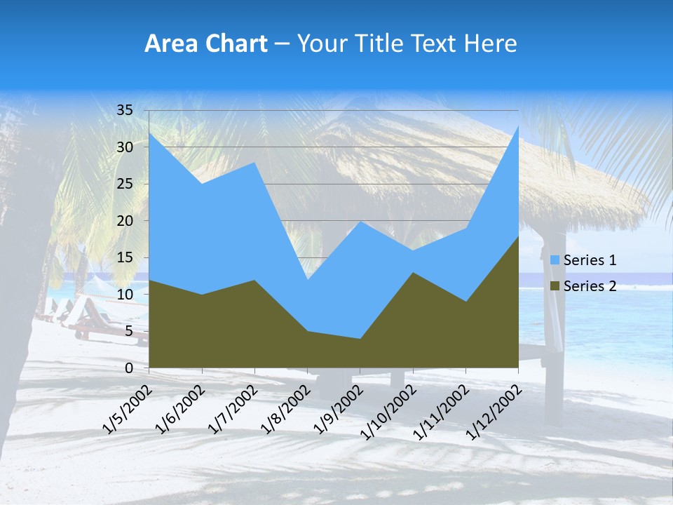 Chair Outdoor Palmtree PowerPoint Template