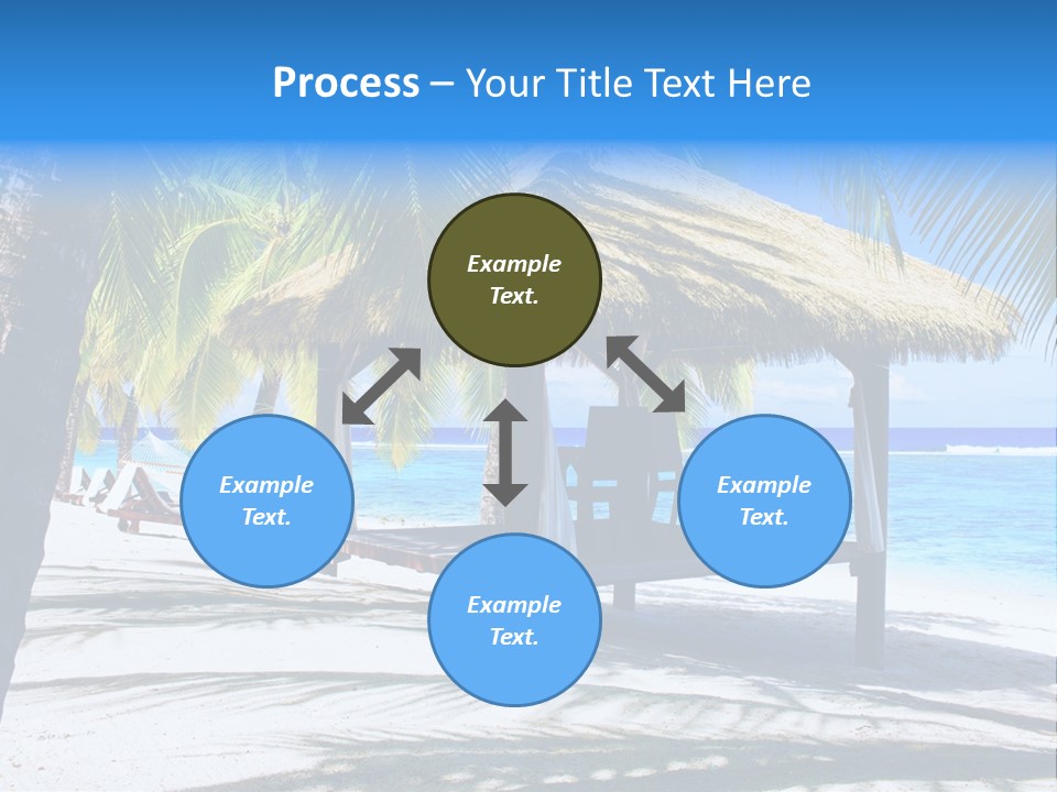 Chair Outdoor Palmtree PowerPoint Template