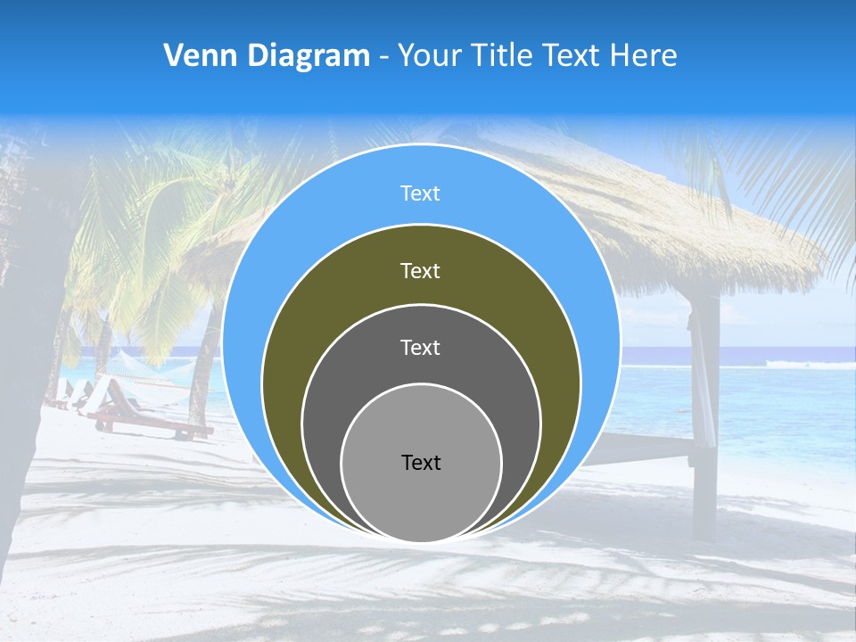 Chair Outdoor Palmtree PowerPoint Template