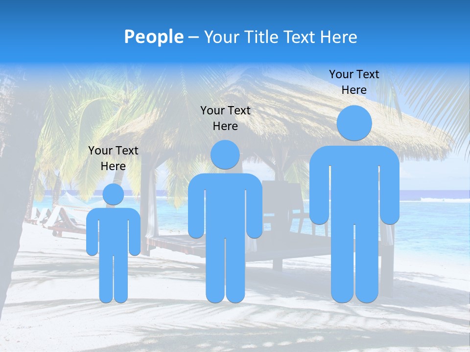 Chair Outdoor Palmtree PowerPoint Template