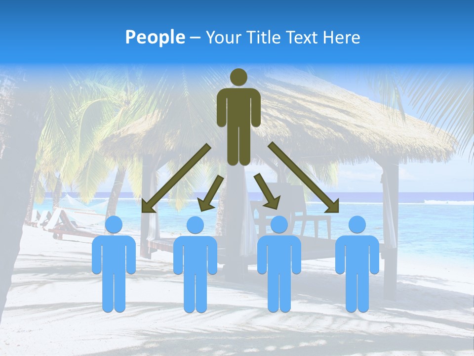 Chair Outdoor Palmtree PowerPoint Template