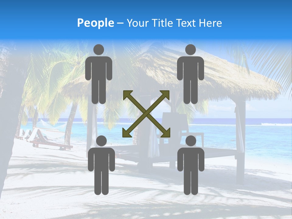 Chair Outdoor Palmtree PowerPoint Template