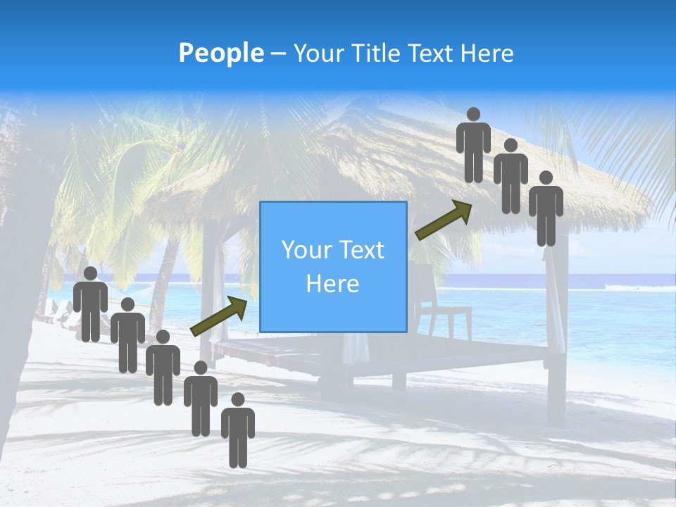Chair Outdoor Palmtree PowerPoint Template