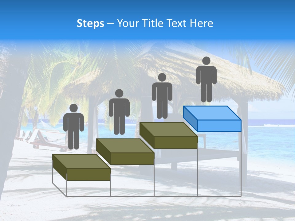 Chair Outdoor Palmtree PowerPoint Template