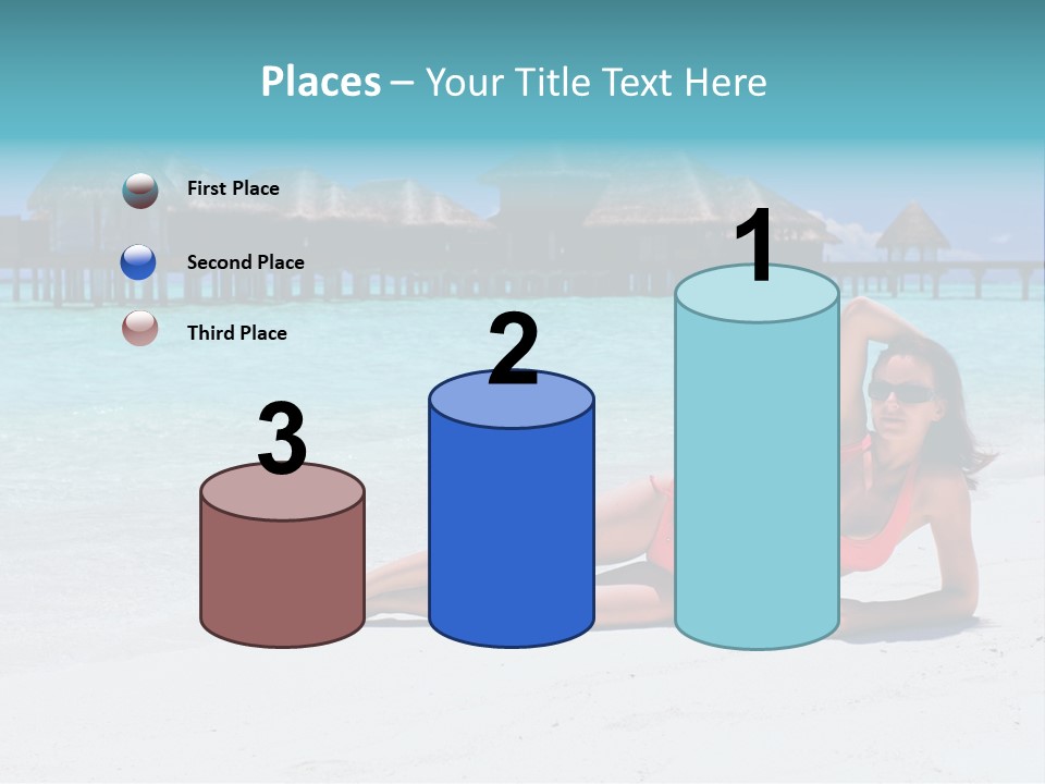 Tropical Water Tahiti PowerPoint Template