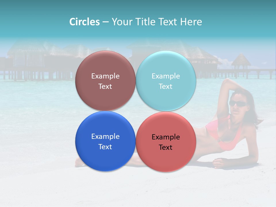 Tropical Water Tahiti PowerPoint Template