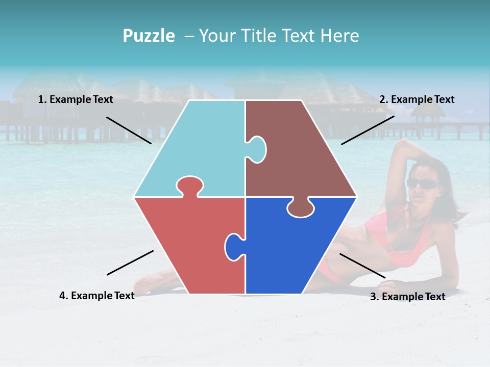 Tropical Water Tahiti PowerPoint Template