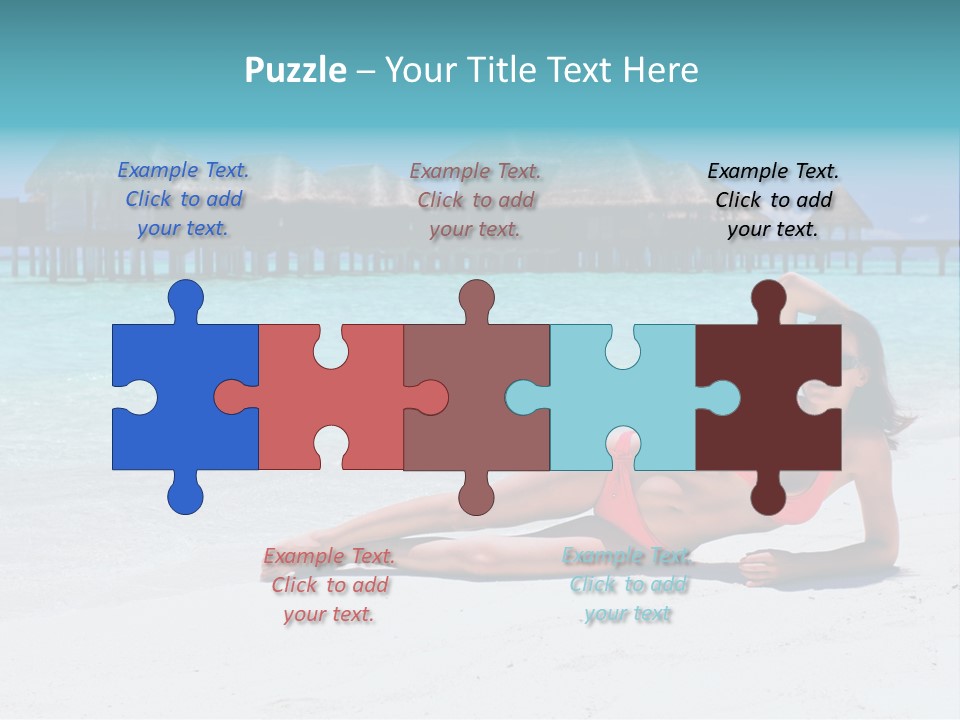 Tropical Water Tahiti PowerPoint Template