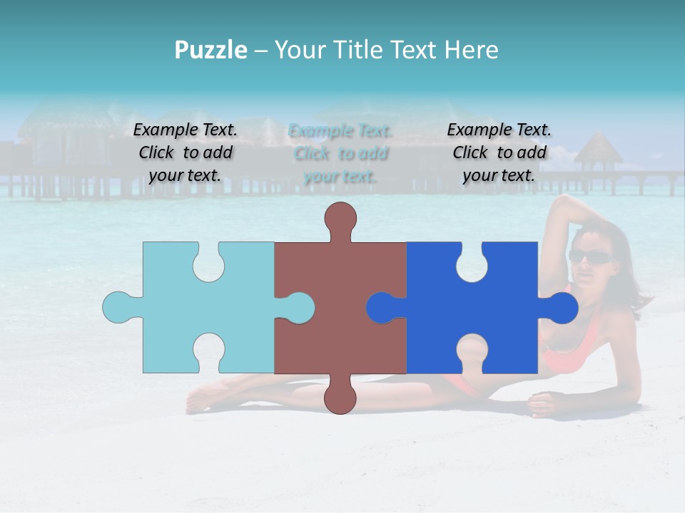 Tropical Water Tahiti PowerPoint Template