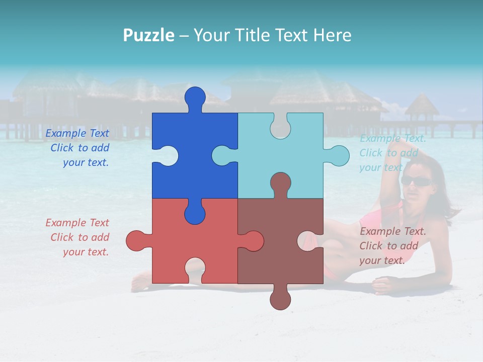 Tropical Water Tahiti PowerPoint Template