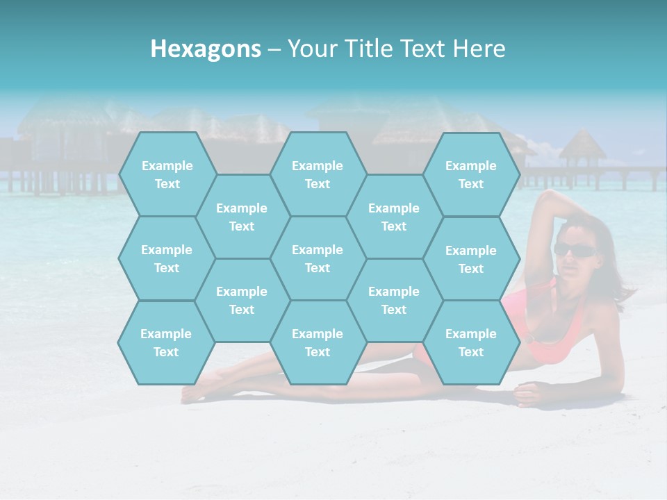 Tropical Water Tahiti PowerPoint Template