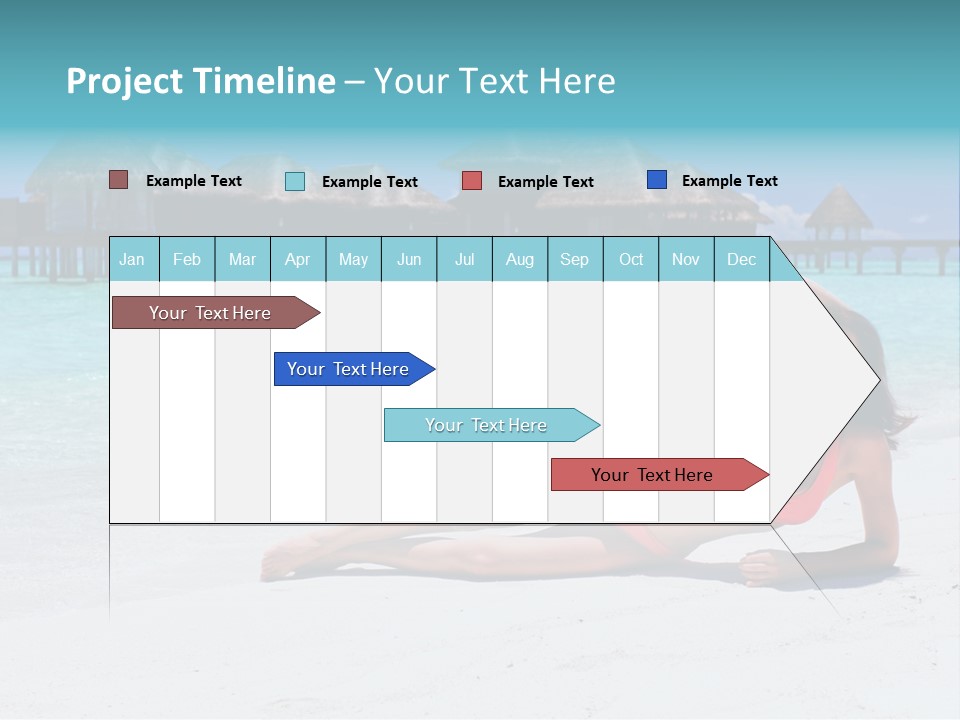 Tropical Water Tahiti PowerPoint Template