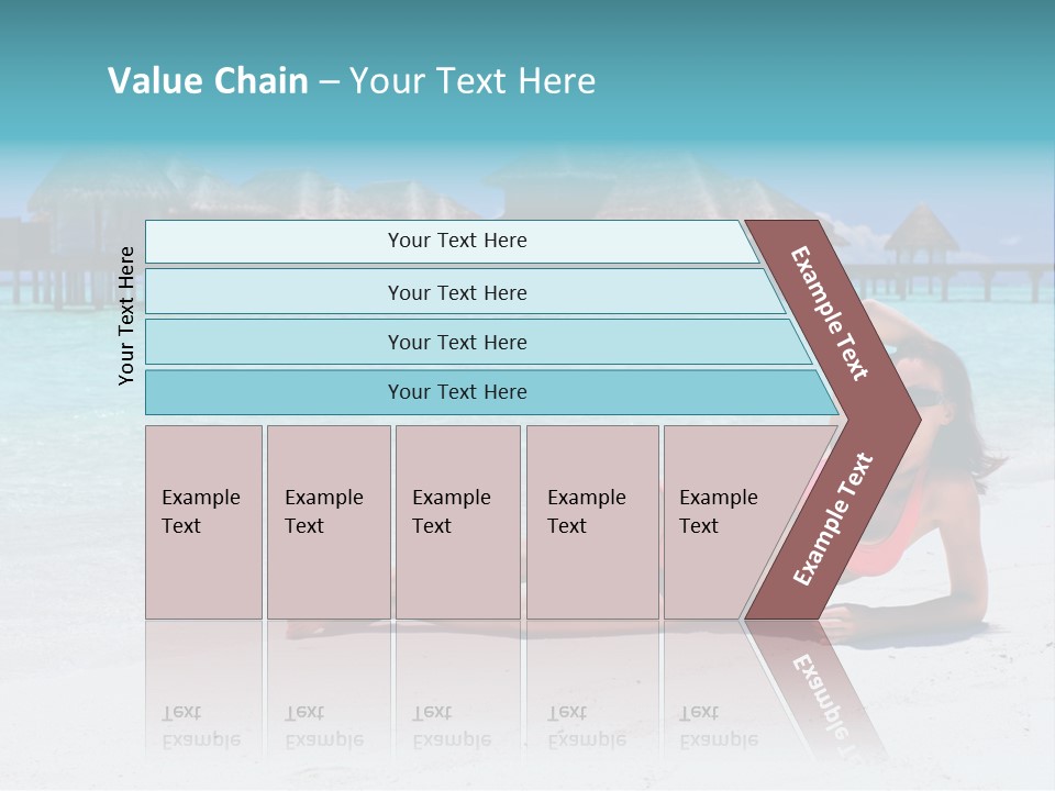 Tropical Water Tahiti PowerPoint Template