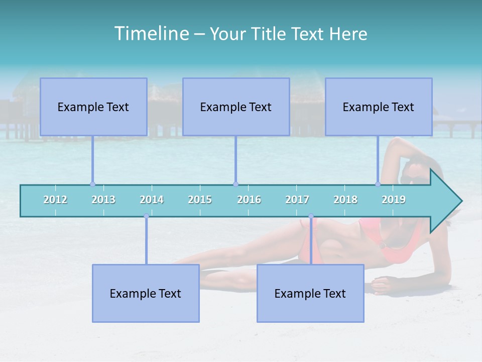 Tropical Water Tahiti PowerPoint Template