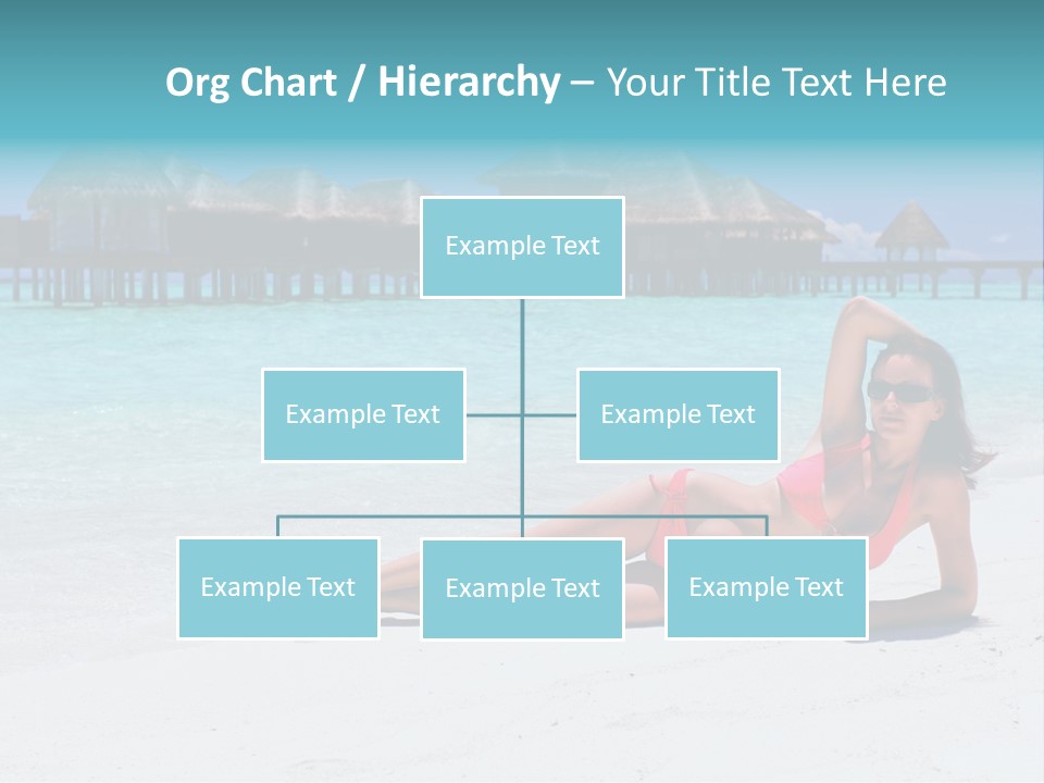 Tropical Water Tahiti PowerPoint Template