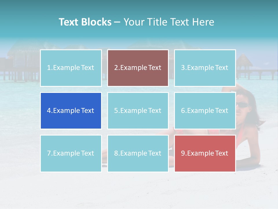 Tropical Water Tahiti PowerPoint Template