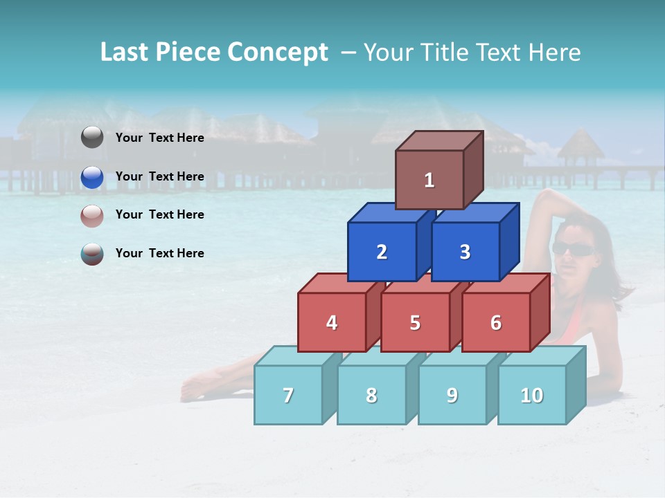 Tropical Water Tahiti PowerPoint Template