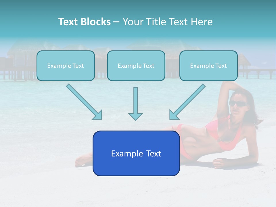 Tropical Water Tahiti PowerPoint Template