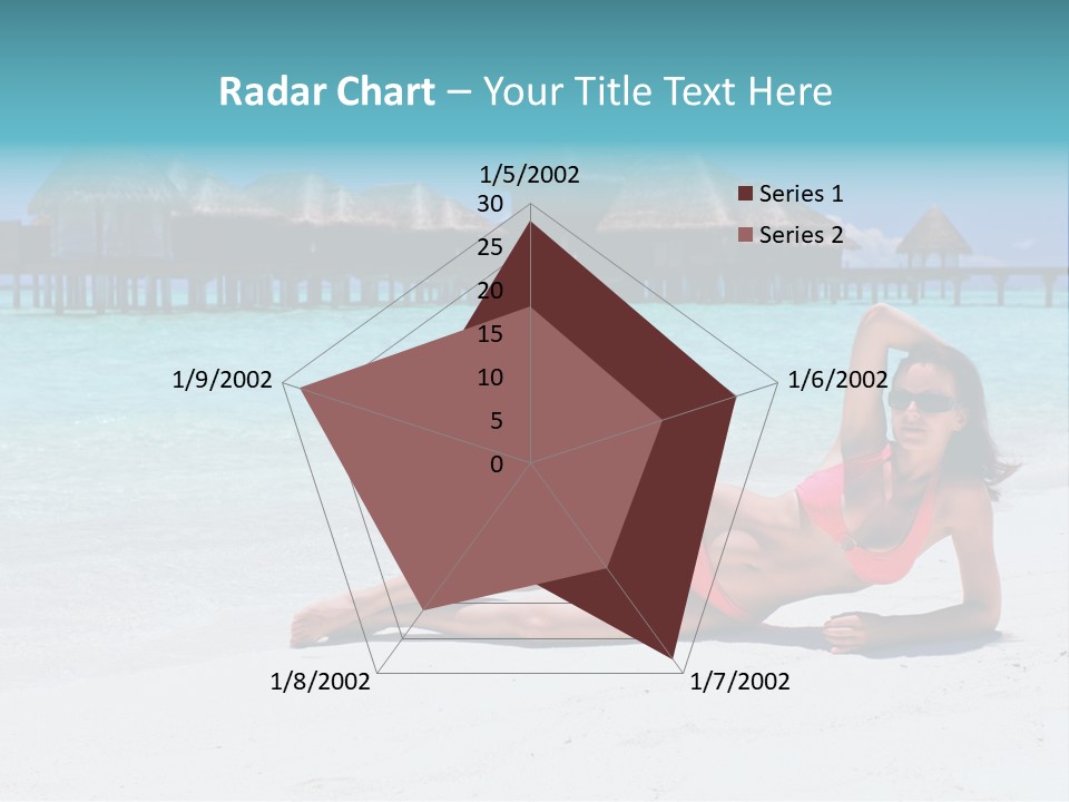 Tropical Water Tahiti PowerPoint Template