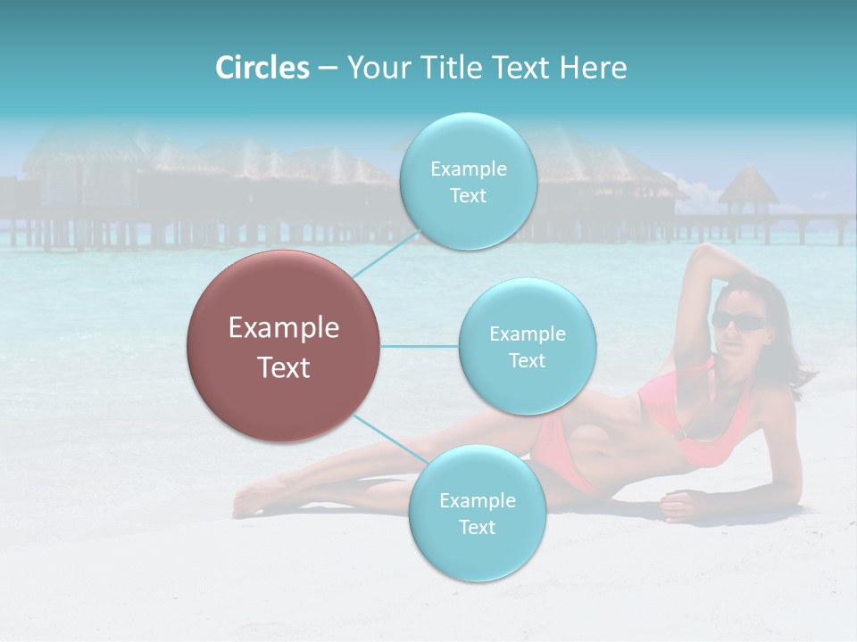 Tropical Water Tahiti PowerPoint Template