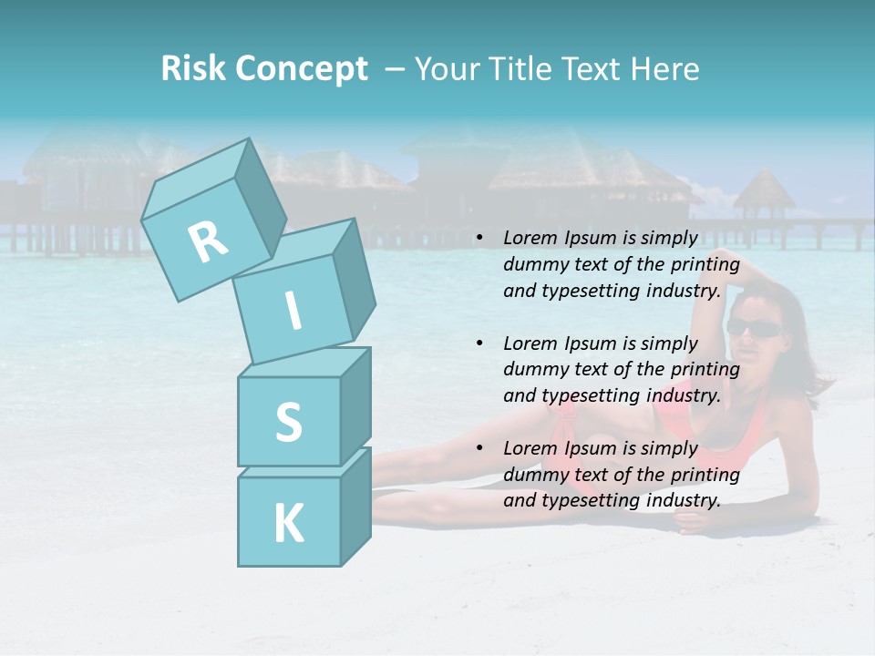 Tropical Water Tahiti PowerPoint Template