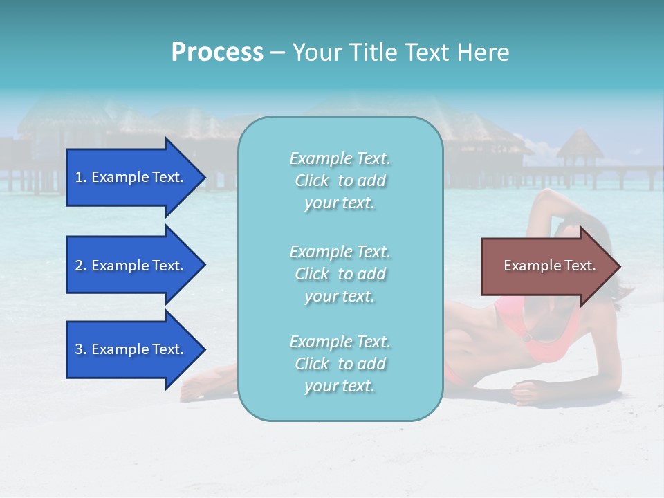 Tropical Water Tahiti PowerPoint Template