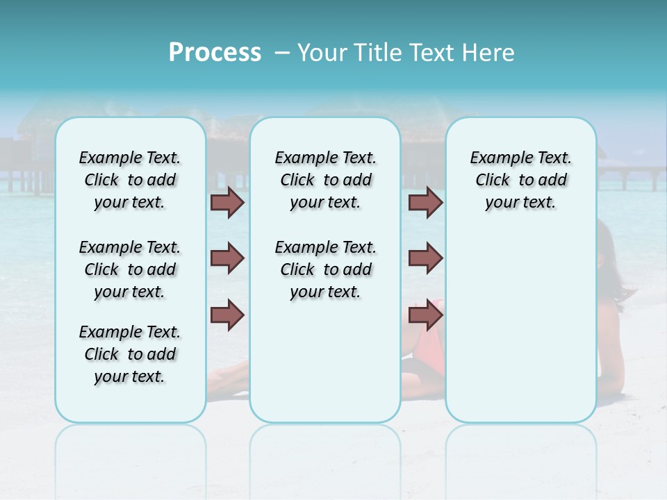 Tropical Water Tahiti PowerPoint Template