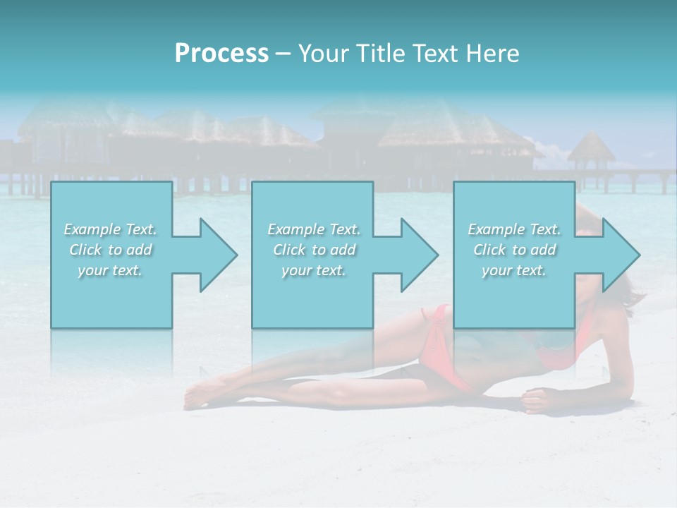 Tropical Water Tahiti PowerPoint Template