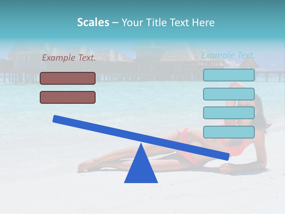 Tropical Water Tahiti PowerPoint Template