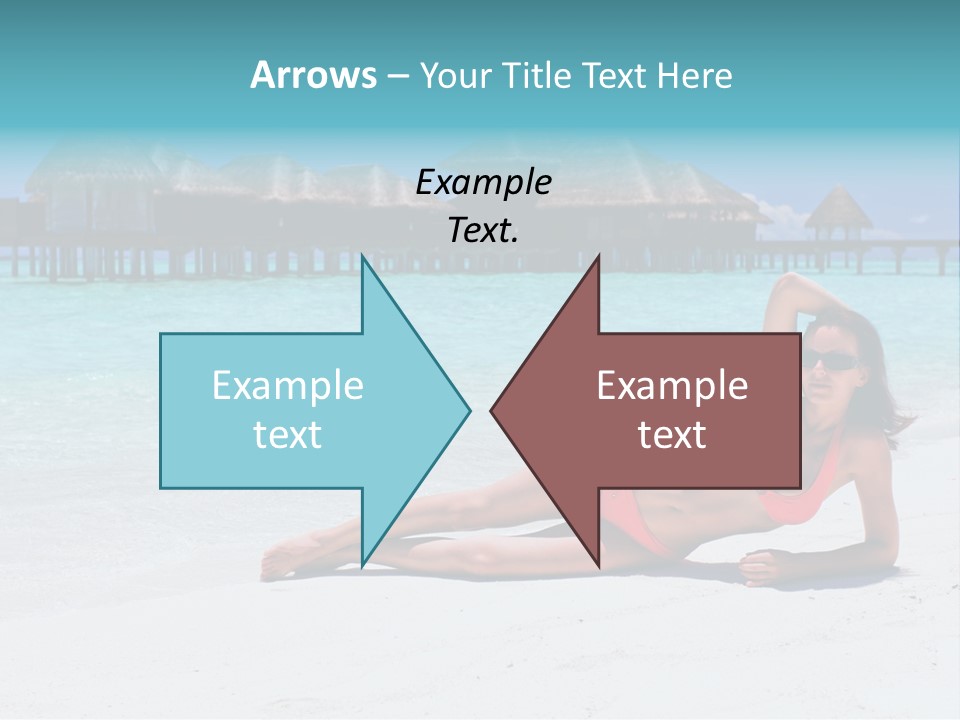 Tropical Water Tahiti PowerPoint Template