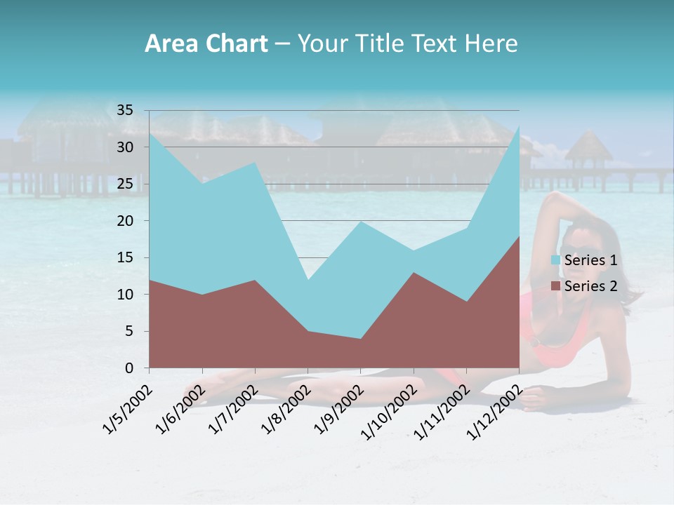 Tropical Water Tahiti PowerPoint Template