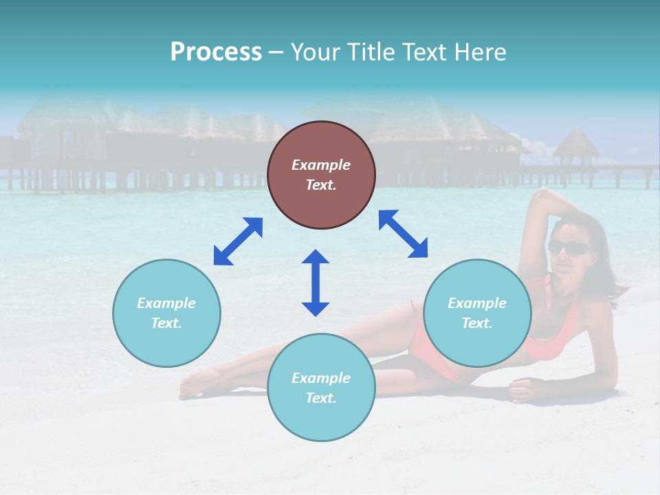 Tropical Water Tahiti PowerPoint Template