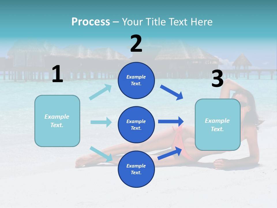 Tropical Water Tahiti PowerPoint Template