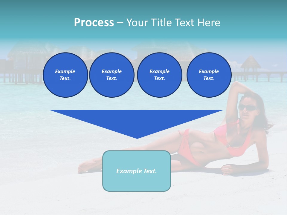 Tropical Water Tahiti PowerPoint Template