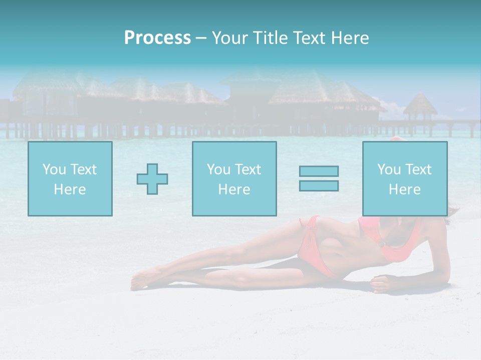 Tropical Water Tahiti PowerPoint Template