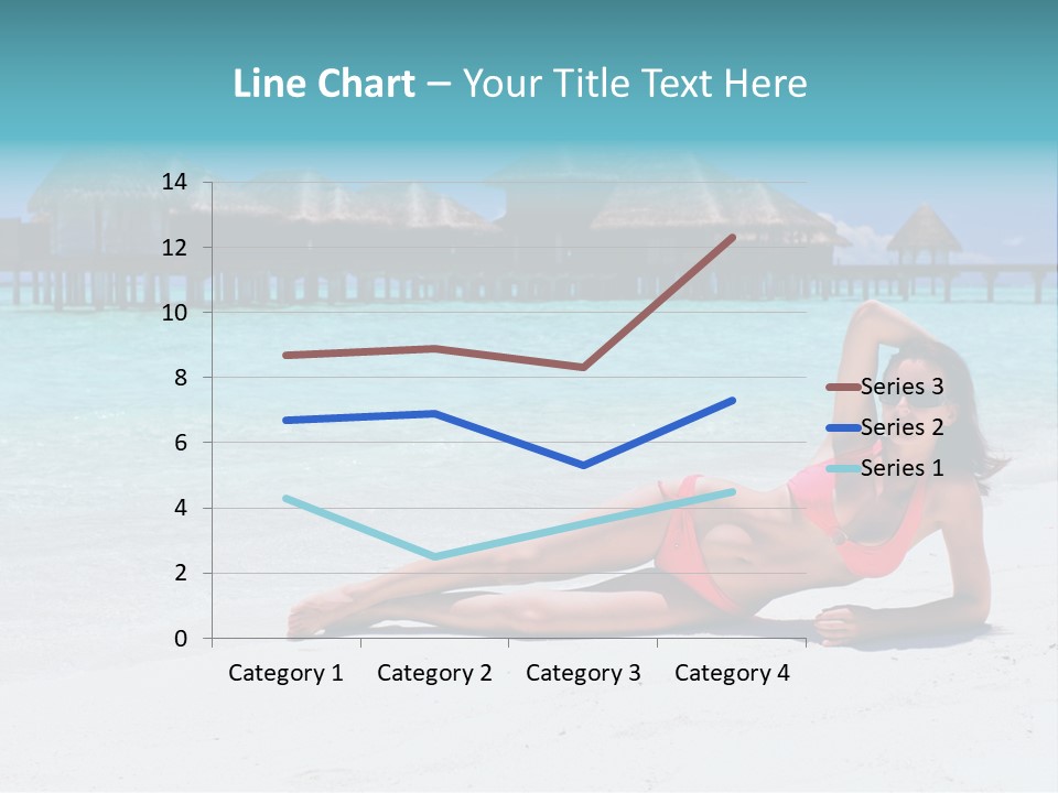 Tropical Water Tahiti PowerPoint Template
