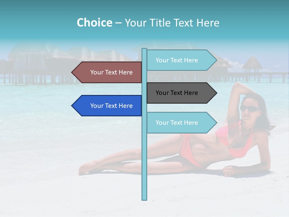 Tropical Water Tahiti PowerPoint Template