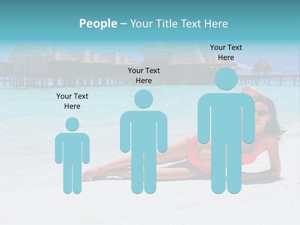 Tropical Water Tahiti PowerPoint Template